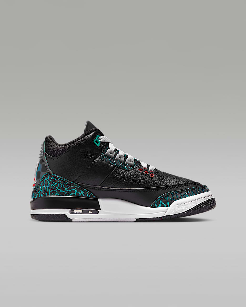 Jordan 3s grey and green online